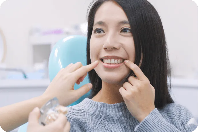 綺麗で自然な見た目